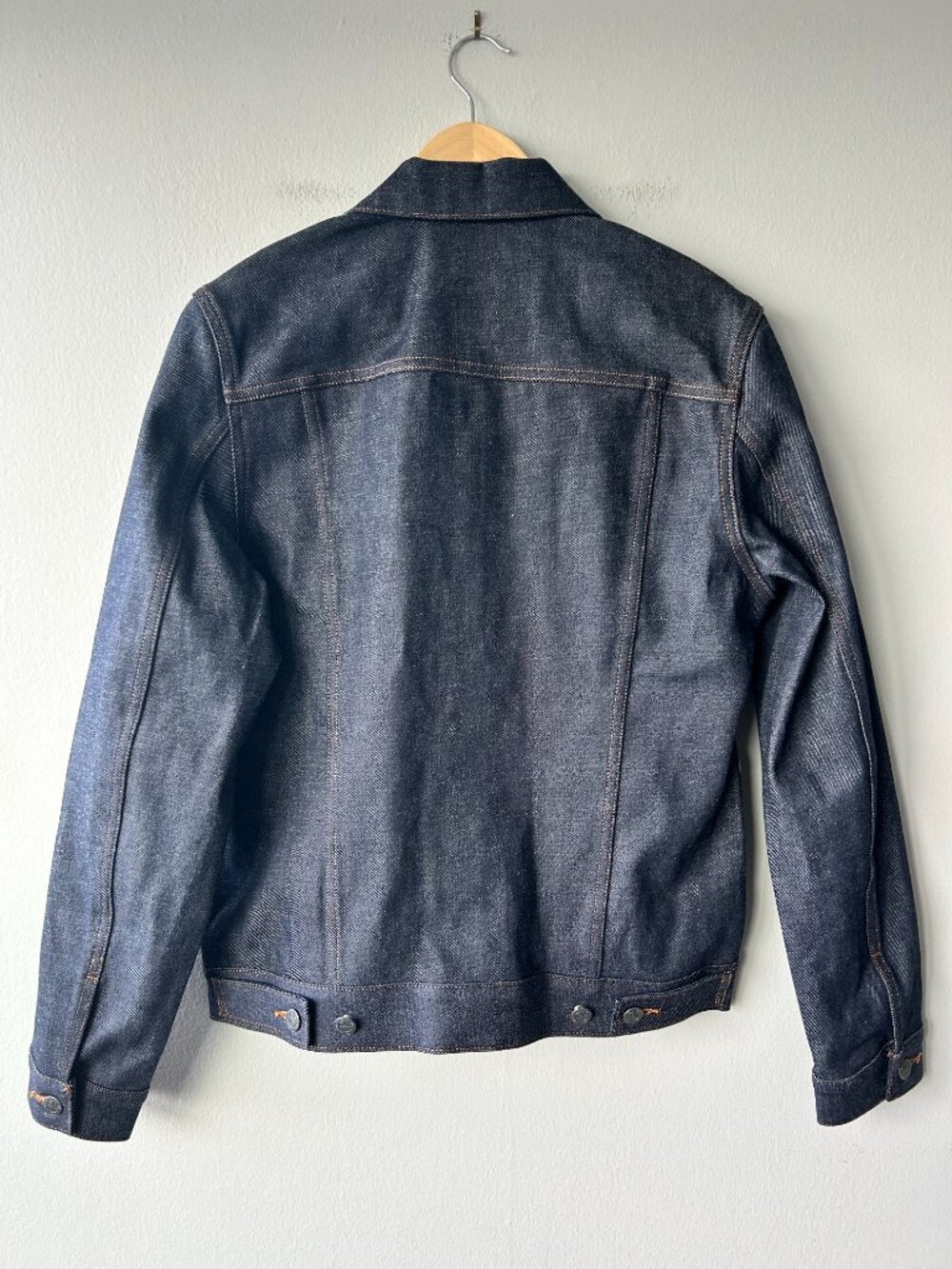 A.P.C. Veste Jean Work Denim Jacket Indigo 100% Cotton Utility S - Picture 5 of 10
